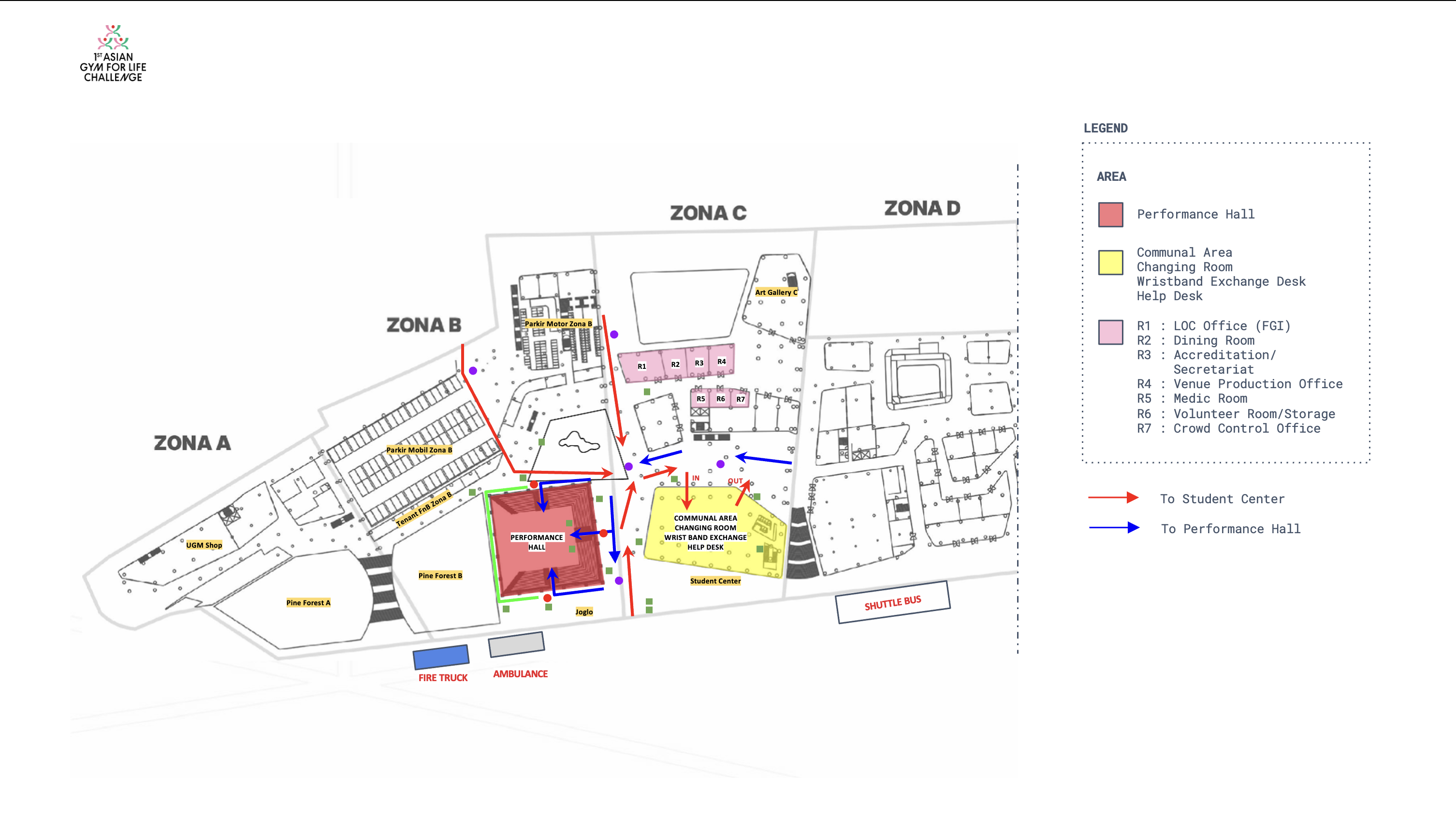 Venue map